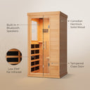 Mini Sauna, Low Emf Far Infrared Sauna, Home Spa Sauna with Bluetooth Speakers — Lifestyle