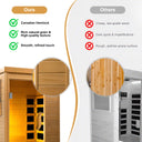Hemlock Infrared Sauna Box — Single Person, Low-EMF Indoor Spa