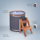 Cold Therapy 1 Person Ice Bath 118 Gallon Cold Plunge 37.5" X 33.25" — Lifestyle