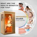 Hemlock Infrared Sauna Box — Single Person, Low-EMF Indoor Spa