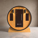 Outdoor Barrel Sauna Built for Authentic Scandinavian Wellness, Finland Pine, Wet/Dry, 3-Person Capacity