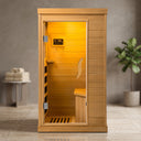 Hemlock Infrared Sauna Box — Single Person, Low-EMF Indoor Spa