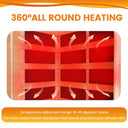 Mini Sauna, Low Emf Far Infrared Sauna, Home Spa Sauna with Bluetooth Speakers