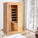 Mini Sauna, Low Emf Far Infrared Sauna, Home Spa Sauna with Bluetooth Speakers
