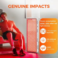 Elite Full-Body Red Light Therapy Panel — 500W, 4 Wavelengths, Dual Chip