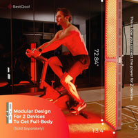 Elite Full-Body Red Light Therapy Panel — 500W, 4 Wavelengths, Dual Chip