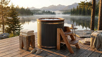 Cold Therapy 1 Person Ice Bath 118 Gallon Cold Plunge 37.5" X 33.25" — Lifestyle